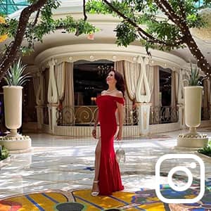 Red Off The Shoulder Gown - Faviana 3