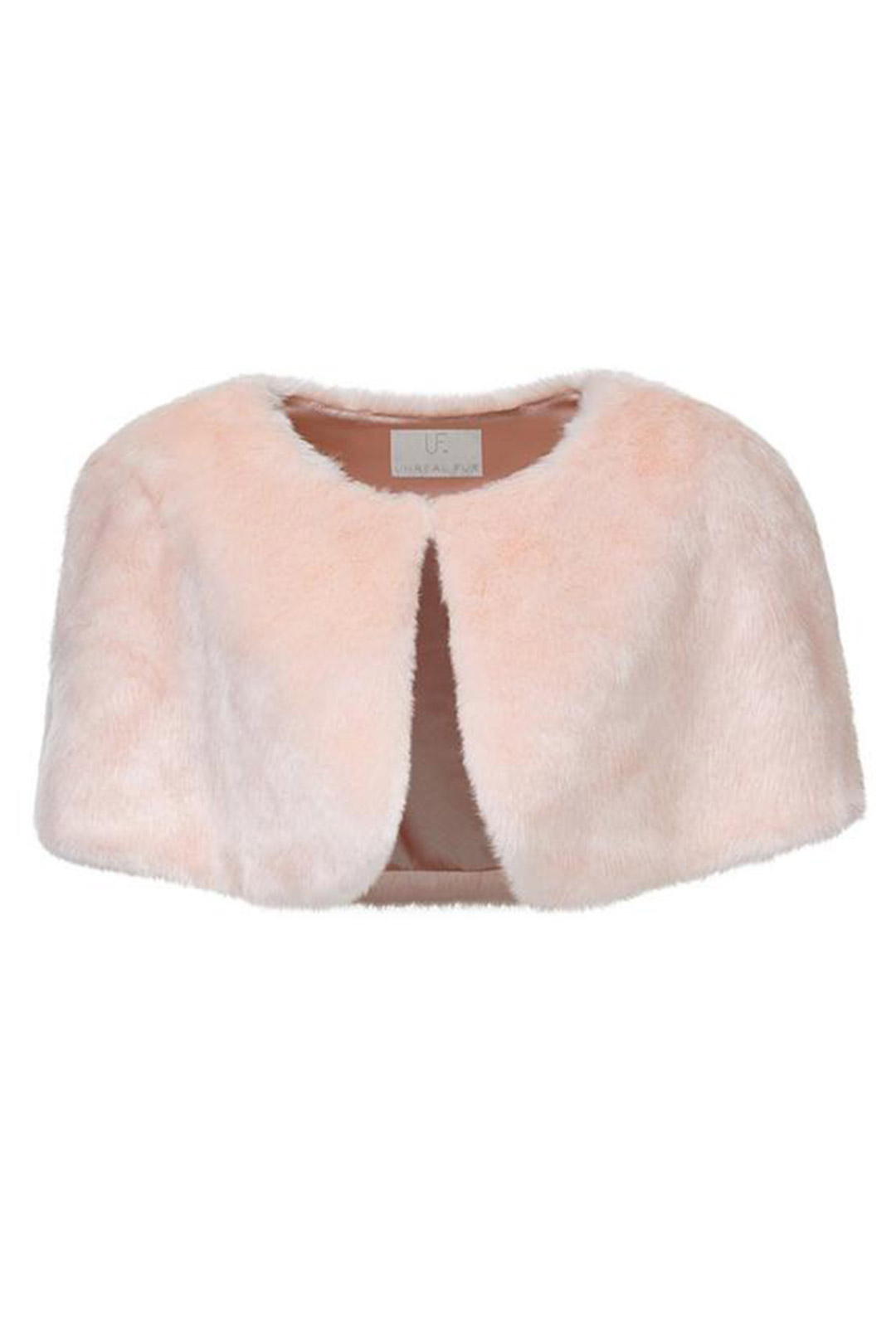 Love Me Tender Pink Capelet - Unreal Fur Dress Rental