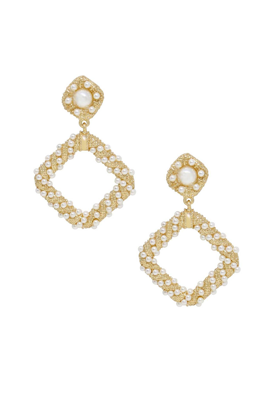 Pearl Knocker Earrings - Ettika Jewelry 