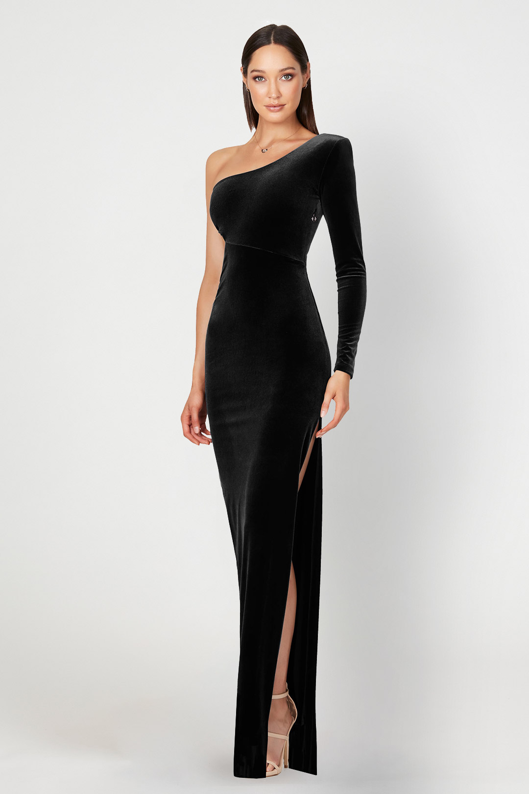 Dejavu Black Gown -  Nookie Dress Rental