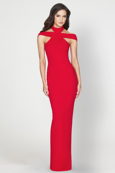 Rent A Dress Gabrielle Red Gown - Nookie - Dress Rental