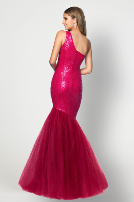 Sequin Gown - Blush Prom Dress Rental