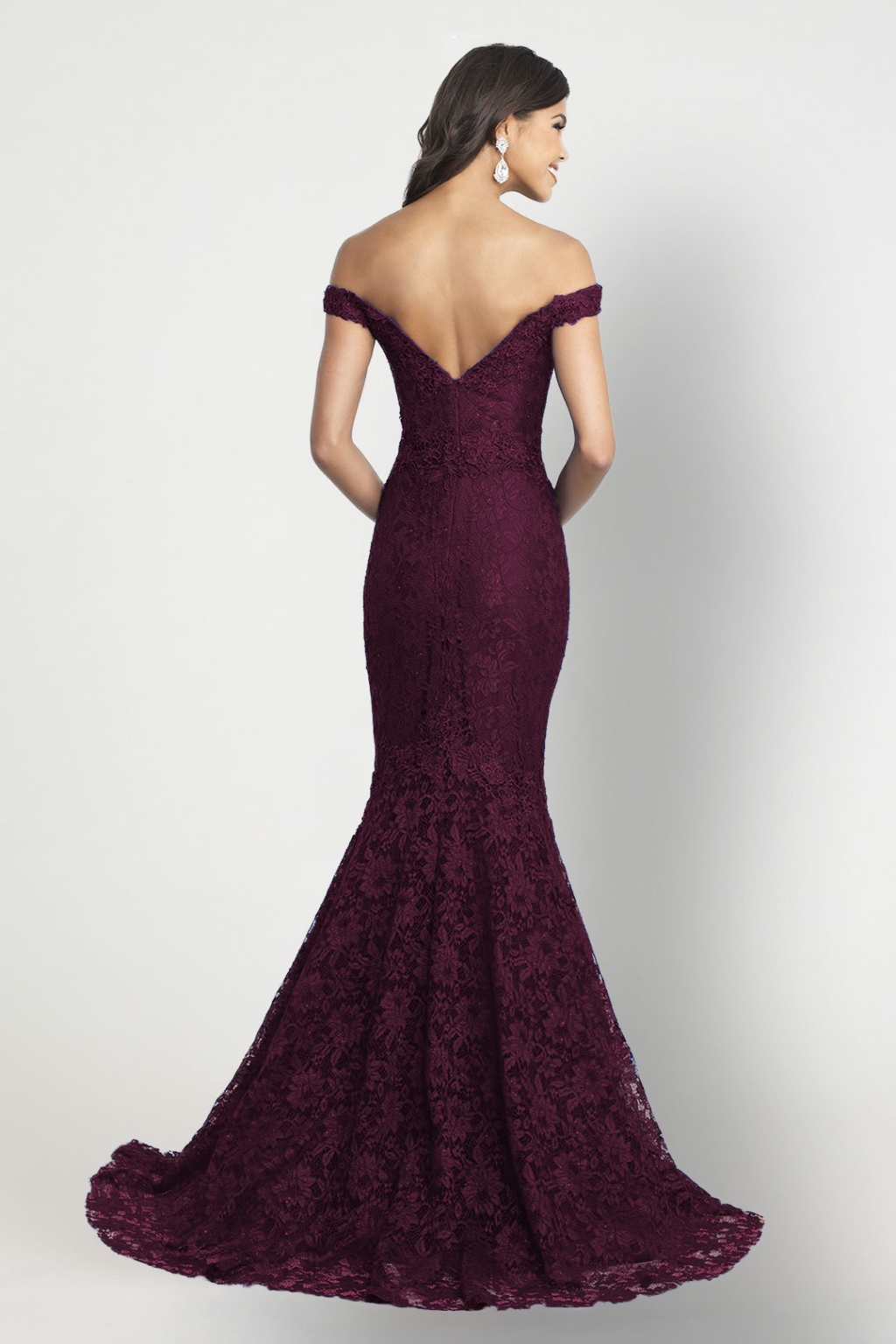 Cap Sleeve Cocktail Gown with Fringes