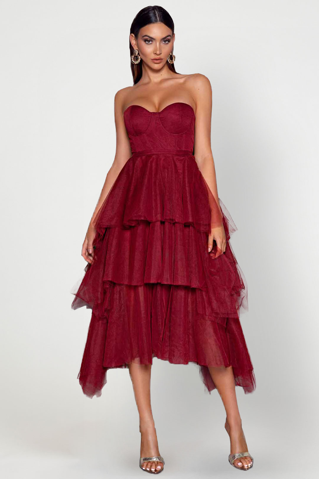 Mason Midi- Elle Zeitoune Rent A Dress Dress Rental Designer Dresses Front