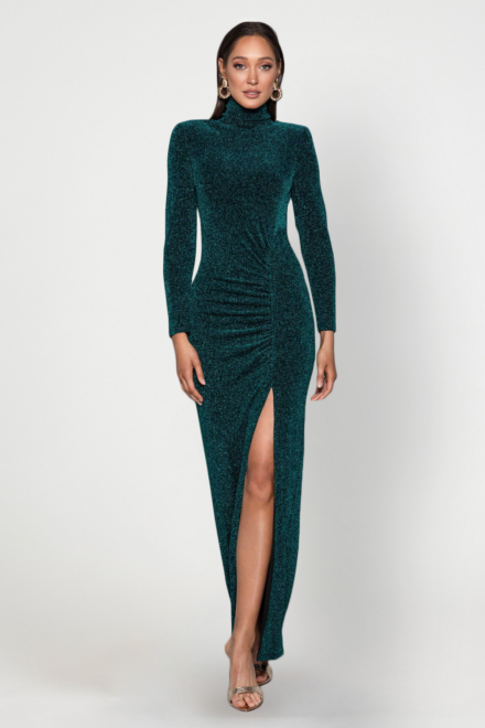 Zinna Emerald Gown- Elle Zeitoune Rent A Dress Dress Rental Evening Gown 1
