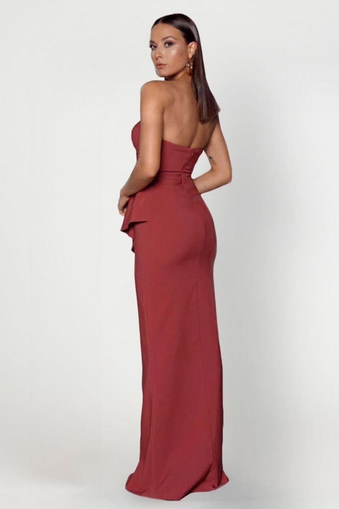 Whitney Dress Tangerine - Elle Zeitoune