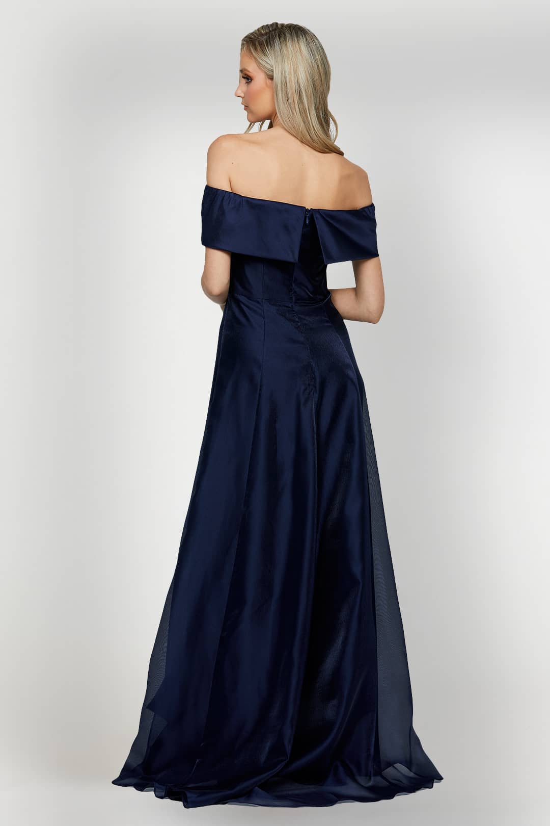 Callioppe Off Shoulder Gown-Bariano-Rent A Dress Gown Rental Back