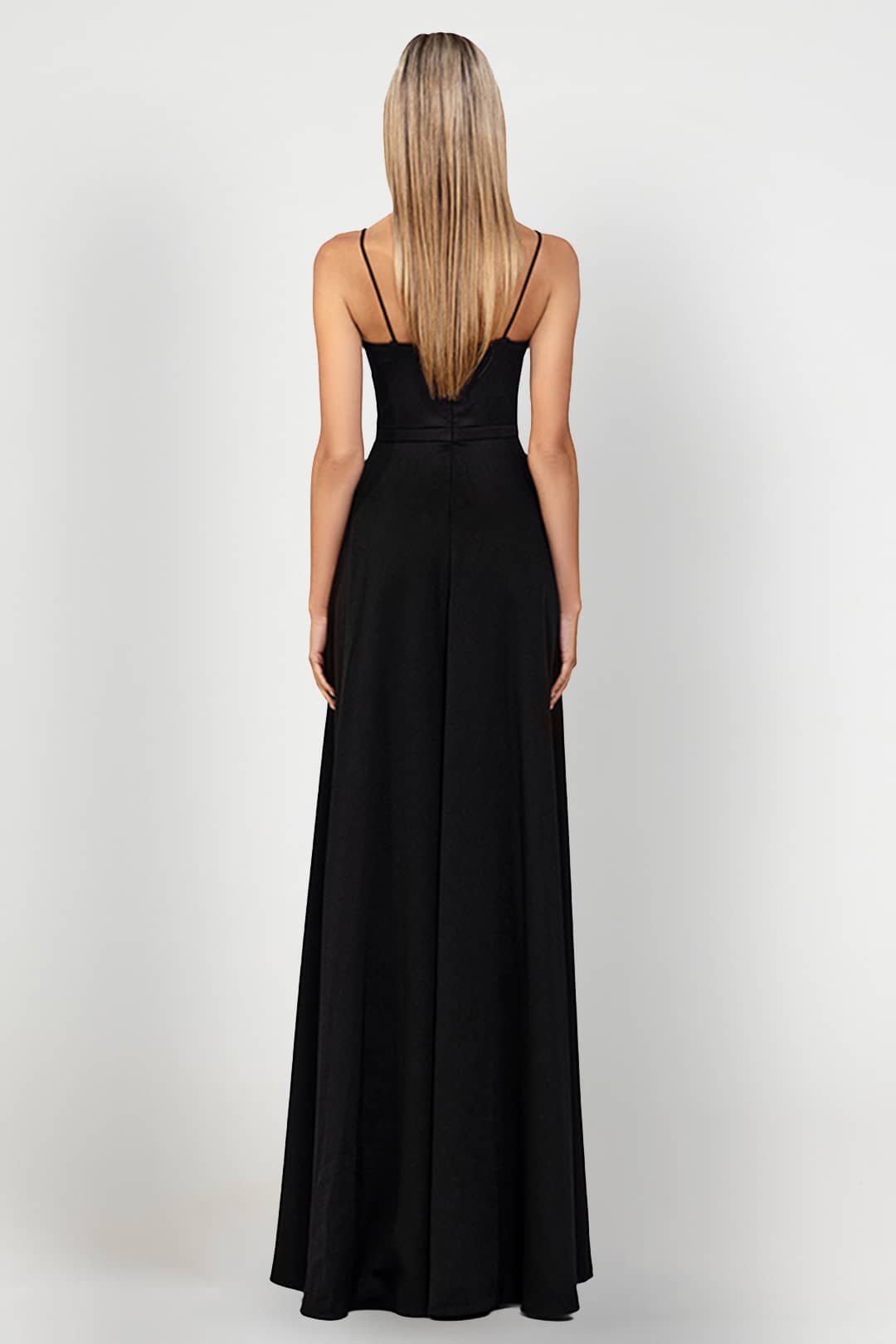 Everleigh Cowl Neck Gown-Bariano-Gown and Dress Rental Back