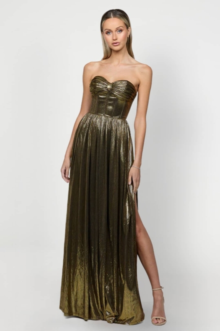 Selina Strapless Gown Bariano Rent A Dress Gown Rental Front