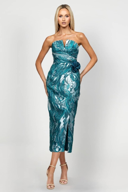 Karter Strapless Dress - Bariano Rent A Dress Cocktail Dress Rental Canada Front