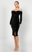 Beautiful Melanie Off Shoulder Dress - Gown Rental Canada