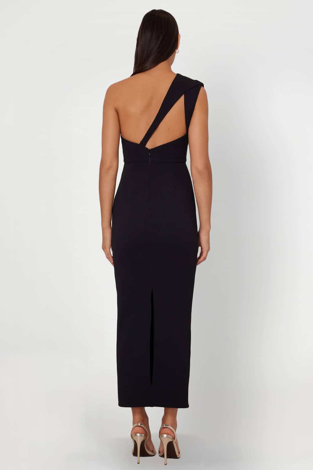 Midi Dresses 10 Harley Black Dress Black Dress Midi Dress One Shoulder Dress Cocktail Dress Rent A Dress Calgary Back