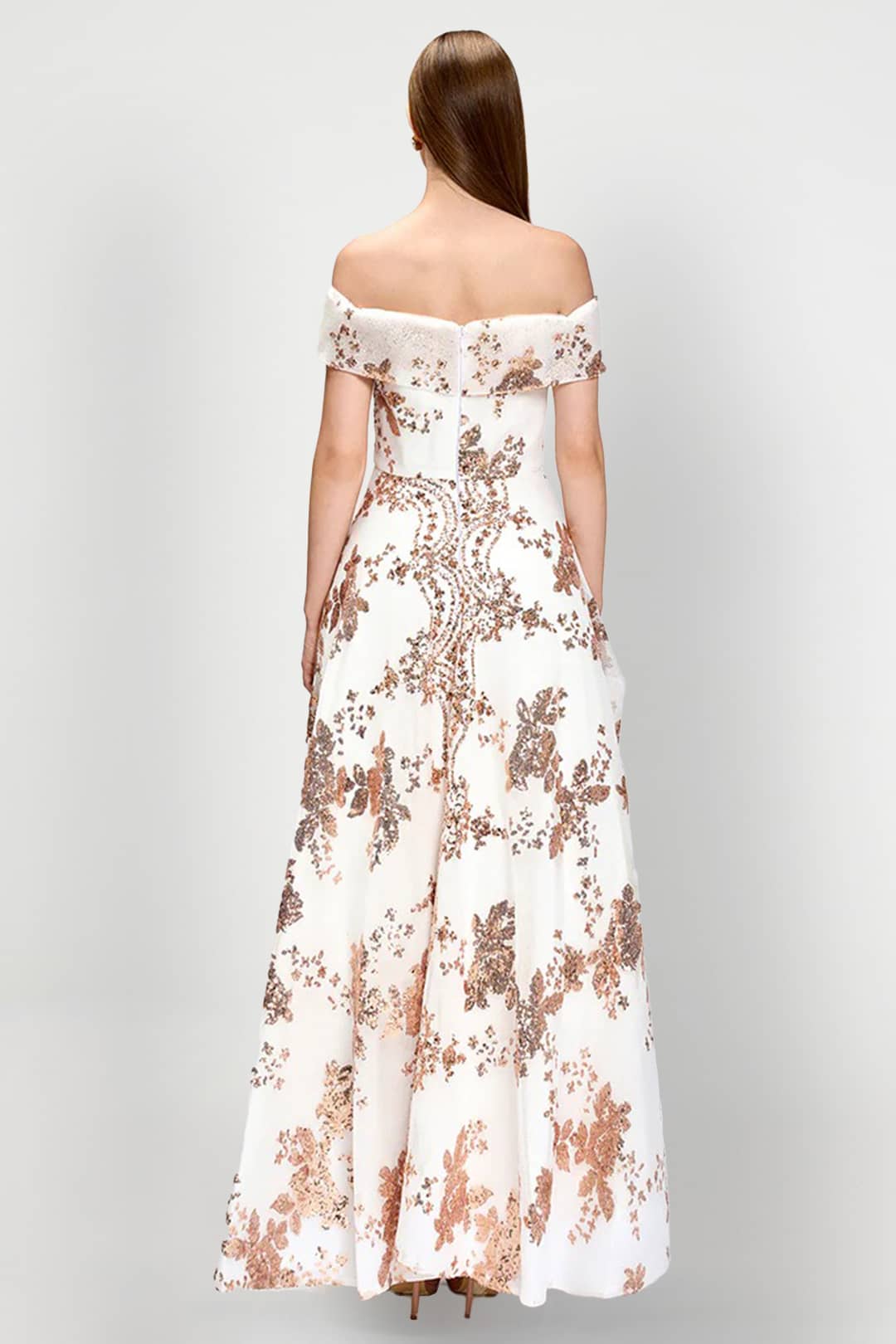 Jessie High Low Gown- Bariano- Rent A Dress Gown and Dress Rental Back