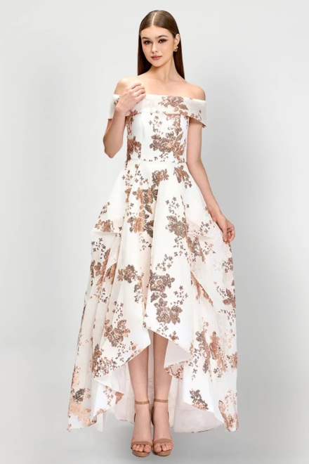 Jessie High Low Gown- Bariano- Rent A Dress Gown and Dress Rental Front