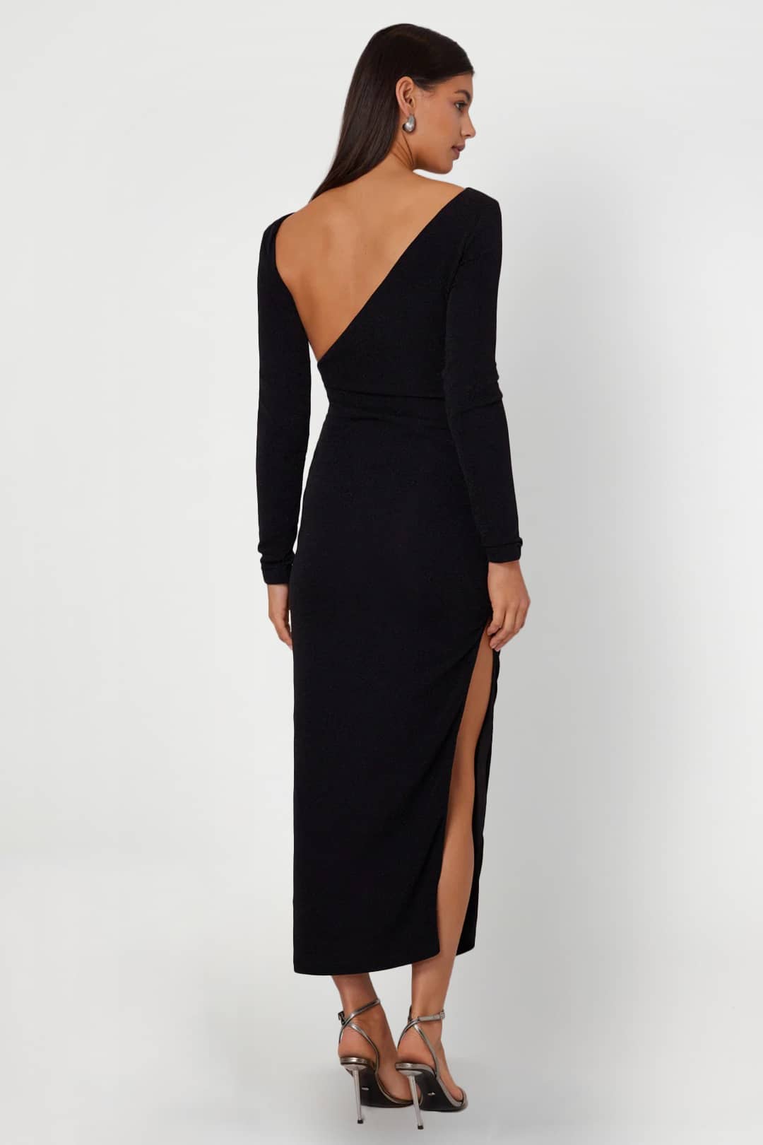 June Black Dress Long Sleeve Dress Rent A Dress Canada Gala Dress Gown Black