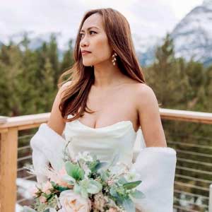 Paisley Strapless Gown - Bariano 2