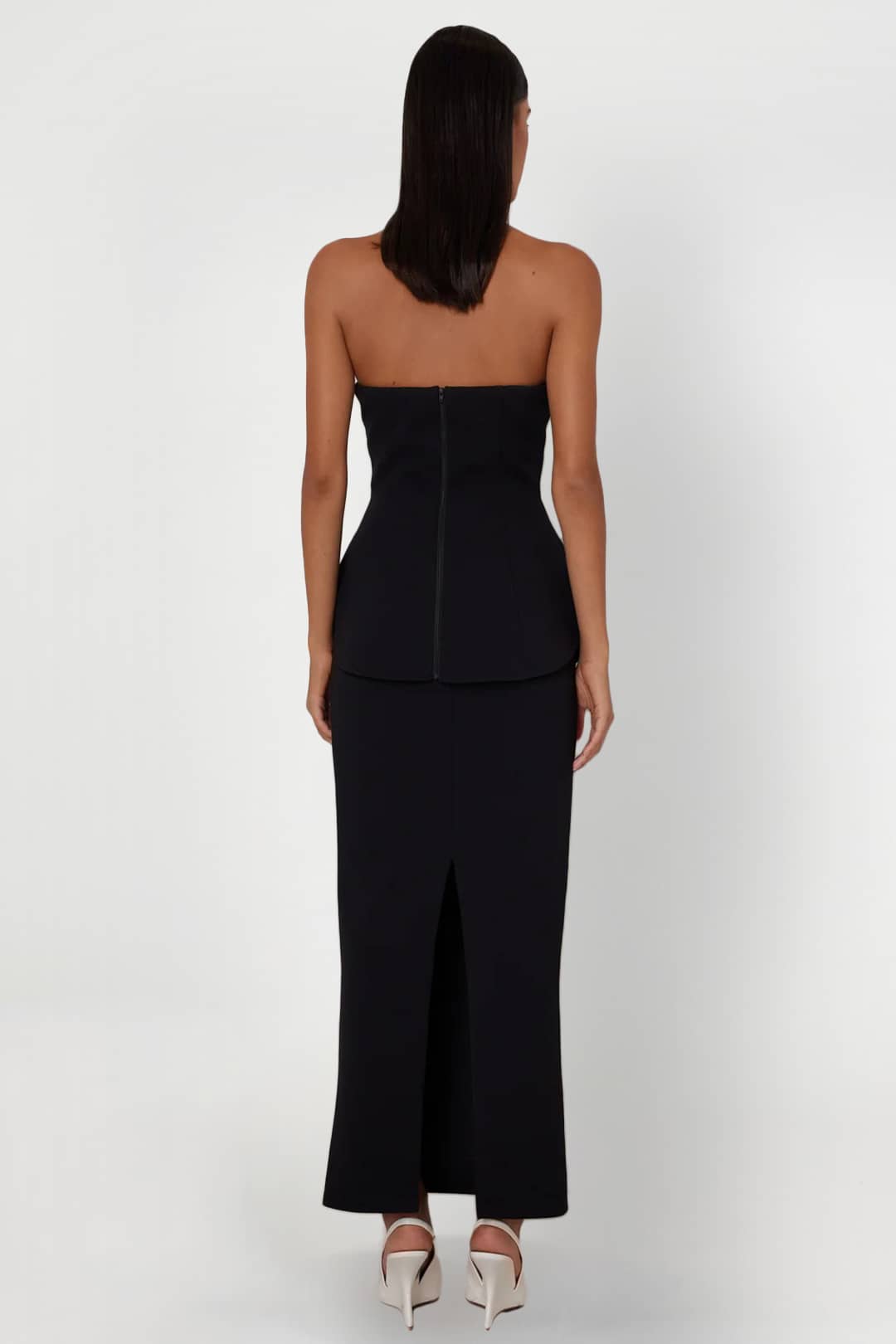 Gowns 2 Tatum Black Dress Strapless Dress Rent A Dress Gown Rental Canada Back